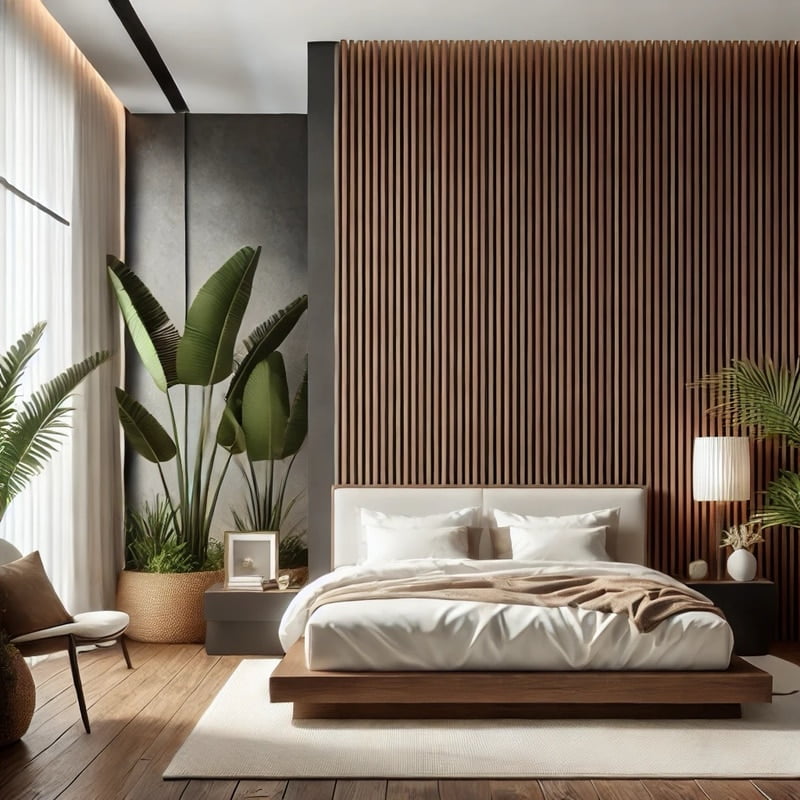 Nroro - Chocolate Walnut 34AS – Slat Wall Panel