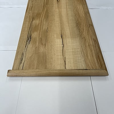 Nroro - Natural Wood Maple - Stair Tread and Riser - 3-sided