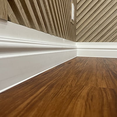 Nroro - Baseboard 3-15/16" x 5/8" x 94-3/4" - Colonial - PVC